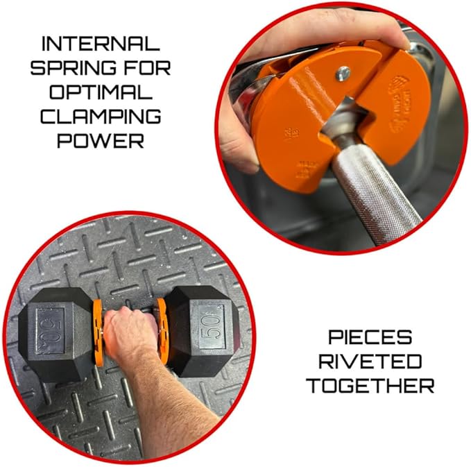 Micro Gainz Dumbbell Fractional 1.25lb Weight Plate, Ideal for Micro Loading, (Choose Color) 4 Piece Fractional Weight Plates, Designed for Dumbbell Training, Made In USA-StrideForce Fitness