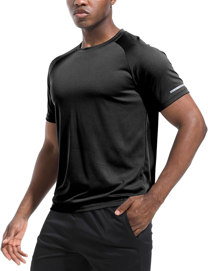 Boyzn 1, 3, 5 or 7 Pack Men's Workout Running Shirts, Dry Fit Moisture Wicking T-Shirt, Gym Athletic Short Sleeve Tee Shirts-StrideForce Fitness