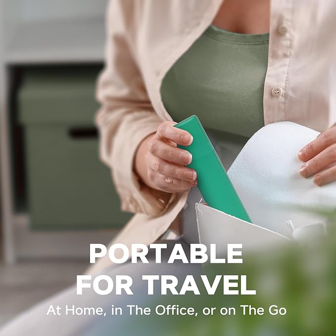 RONAVO Tongue Scraper for Adults (3 Pack), Reduce Bad Breath, Metal Tongue Scraper, Easy to use & Clean, with Travel Case for Home, Travel and On-the-Go