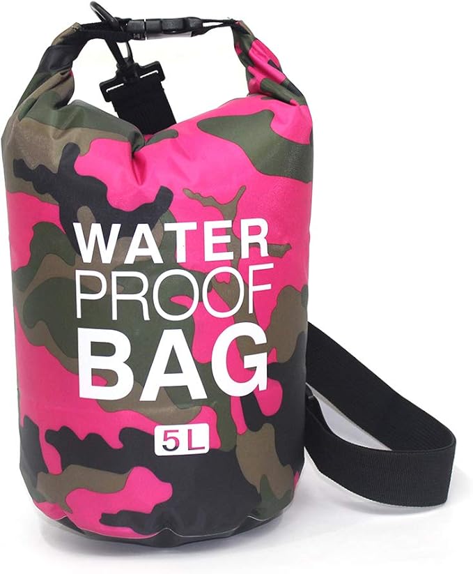 Waterproof Dry Bag 2L/5L/10L/15L/20L/30L, Roll Top Sack Keeps Gear Dry for Kayaking, Rafting, Boating, Swimming, Camping, Hiking, Beach, Fishing with Free Waterproof Phone Case-StrideForce Fitness
