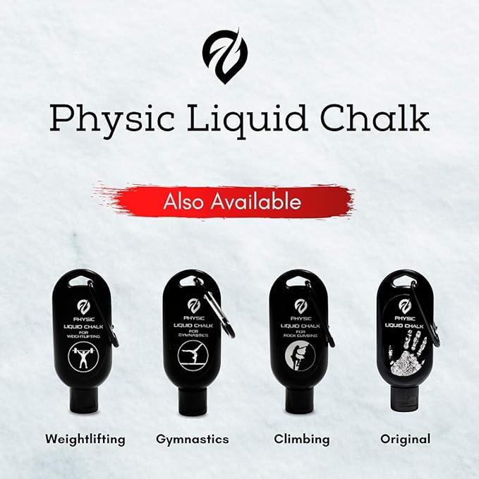 Liquid Chalk, Mess-Free Gym Chalk for Weightlifting, Gymnastics,