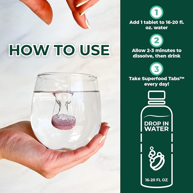 Detox Cleanse Drink - Fizzy Nutrition Supplement for Women and Men - Support Healthy Weight - Improve Digestive Health and Bloating Relief - Mixed Berry Flavor [30 Tablets]-StrideForce Fitness