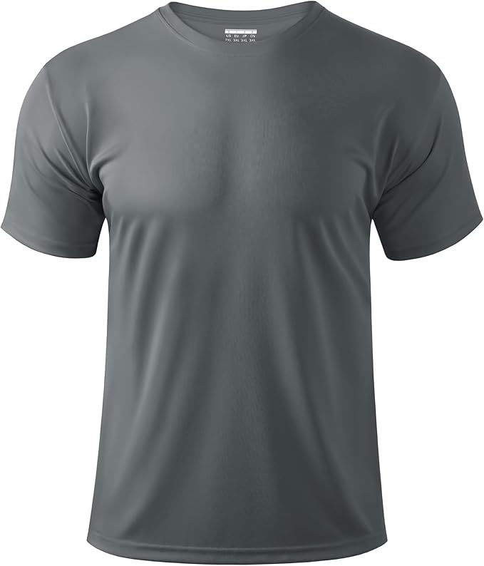 Boladeci Men's Swim Shirt Short Sleeve UPF 50+ Sun Protection SPF UV Moisture Wicking Lightweight Quick Dry Rash Guard-StrideForce Fitness