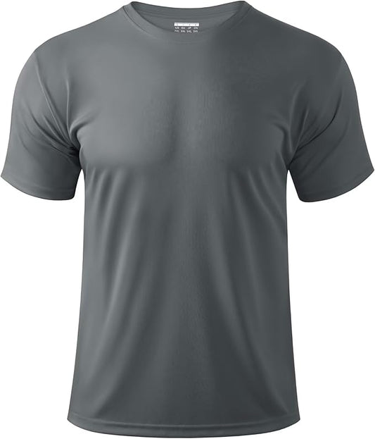 Boladeci Men's Swim Shirt Short Sleeve UPF 50+ Sun Protection SPF UV Moisture Wicking Lightweight Quick Dry Rash Guard-StrideForce Fitness