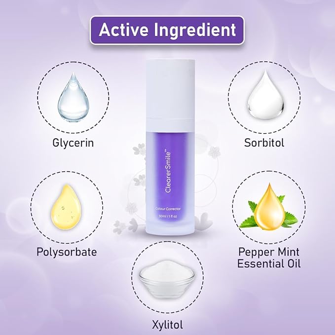 ClearerSmile™ Best Purple Toothpaste for Teeth whitening for Sensitive Teeth - Teeth Whitener - blanqueador de dientes