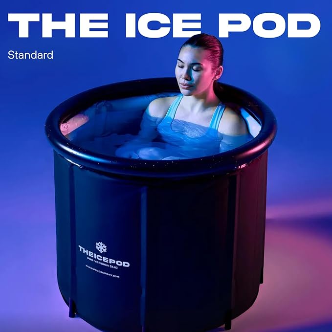 The Ice Pod – Portable Ice Bath for Recovery & Wellness – Collapsible Design with Thermal Lid – For Athletes & Everyday Cold Plungers - The Pod Company-StrideForce Fitness