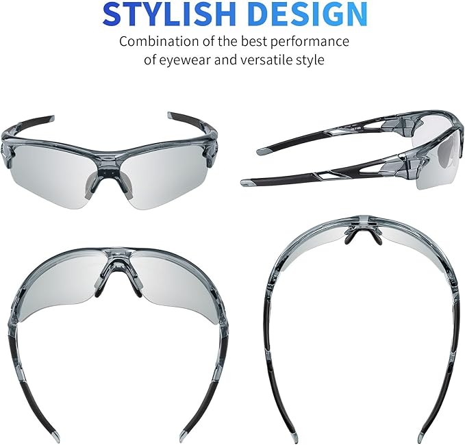 BEACOOL Polarized Sports Sunglasses for Men Women Youth Baseball Fishing Cycling Running Golf Motorcycle Tac Glasses UV400-StrideForce Fitness