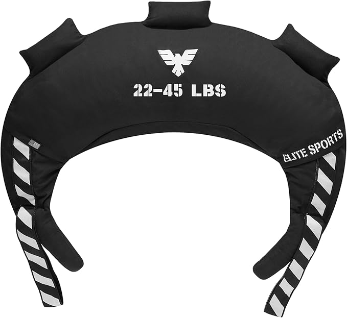 Elite Sports Bulgarian Canvas Bag, Fitness Canvas MMA Gym Cross Workout Training Sandbag 17, 25, 33, 45 lbs (UNFILLED)-StrideForce Fitness