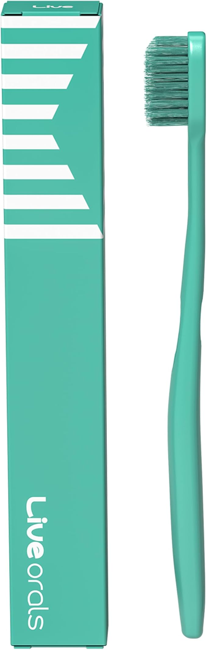 V-Cut Orthodontic Toothbrush (Mint) x 6Units – Medium Bristles, Ergonomic, Travel-Friendly Manual Toothbrush for Adults