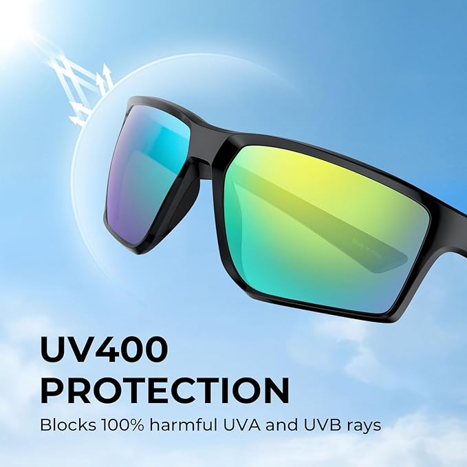 KastKing Osage Polarized Sport Sunglasses for Men and Women, Ideal for Driving Fishing Cycling Running, UV Protection-StrideForce Fitness