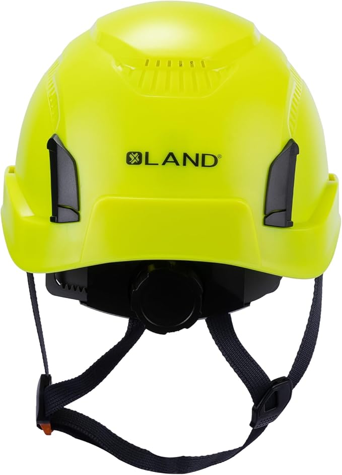 Land Helmets EcoPro Safety Helmet - ANSI/ISEA Z89.1-201 Type 1 Class C Vented - OSHA Approved - Lightweight Helmet with 6 Pt Suspension for Arborist, Industrial & Fall Protection-StrideForce Fitness