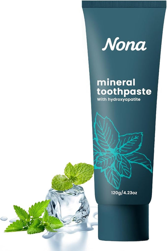 Nano Natural Probiotic Hydroxyapatite Toothpaste - Mild Mint | Fluoride-Free, Remineralizes Teeth, Freshens Breath, Suitable for Sensitive Teeth, Daily Oral Care (1pc)