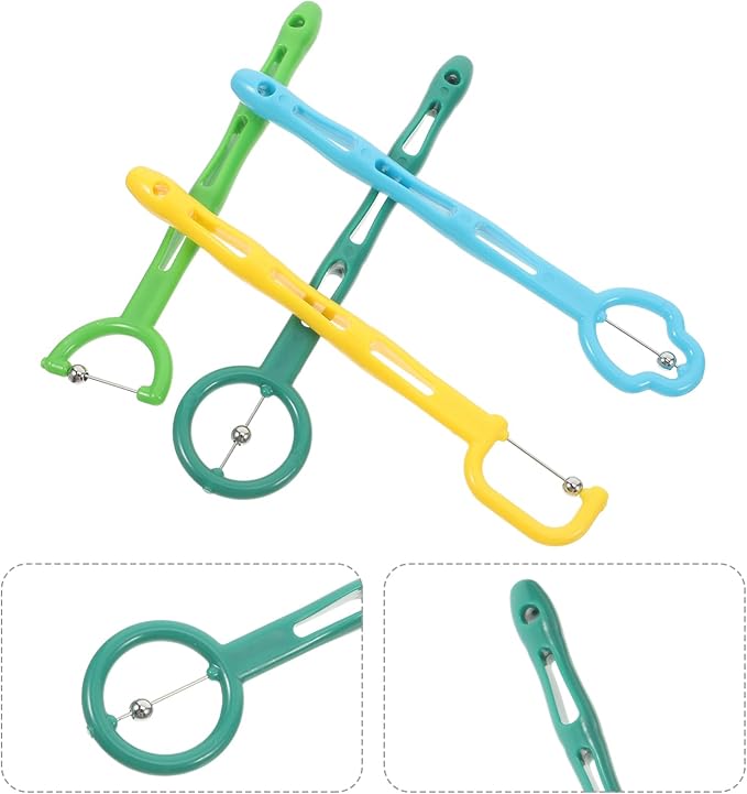 Angoily Tongue Trainer, 4 PCS Tongue Tip Exercise Set Lateralization Lifting Oral Muscle Training Tool, Oral Motor Retaining Tools for Speech Delay