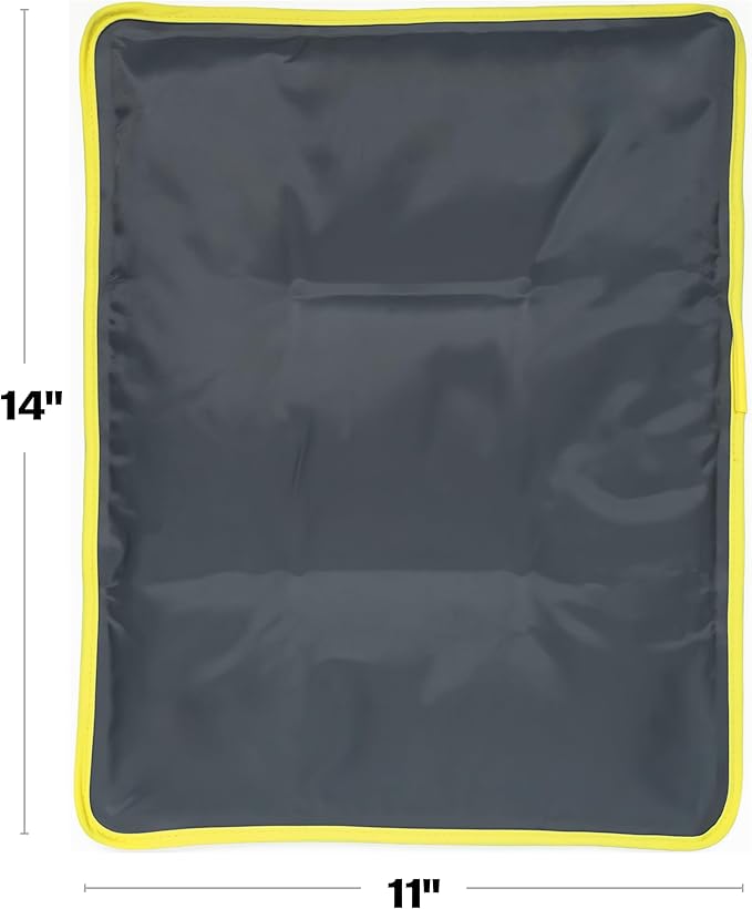 Hot & Cold Reusable Gel Packs (Large, 1 Pack) Flexible Soft Compress - Ice & Heat Therapy for Injuries, Back, Shoulder, Hip, Knee, Joint Pain, Swelling, Bruises, Post Surgery - Sport Temp-StrideForce Fitness