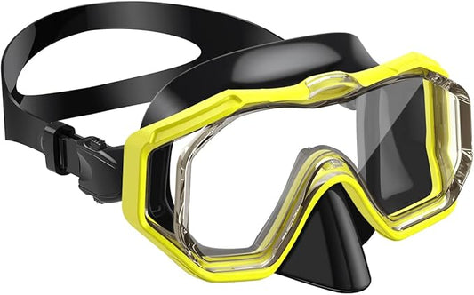 W WSTOO Kids Swim Goggles with Nose Cover,Snorkel Diving Swimming Mask for Youth 5-15,HD 3-Window Wide Vision Anti-Shattered Lens Anti-Fog&Leak-StrideForce Fitness