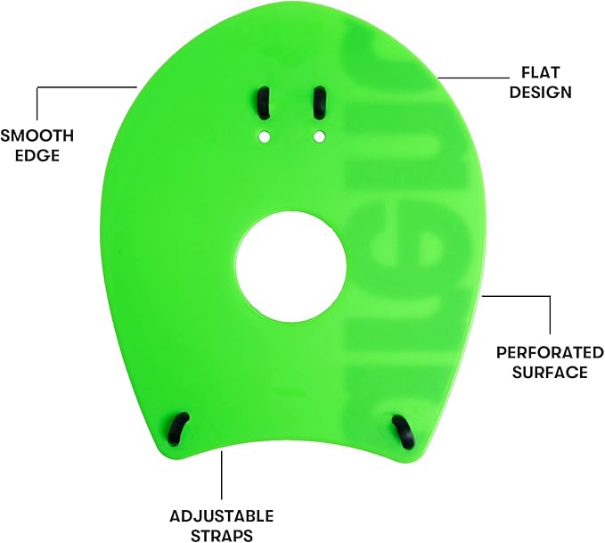 arena Unisex Elite Hand Paddle 2 for Lap Swimming and Technique Training, Swim Equipment for Men and Women, 4 Sizes-StrideForce Fitness