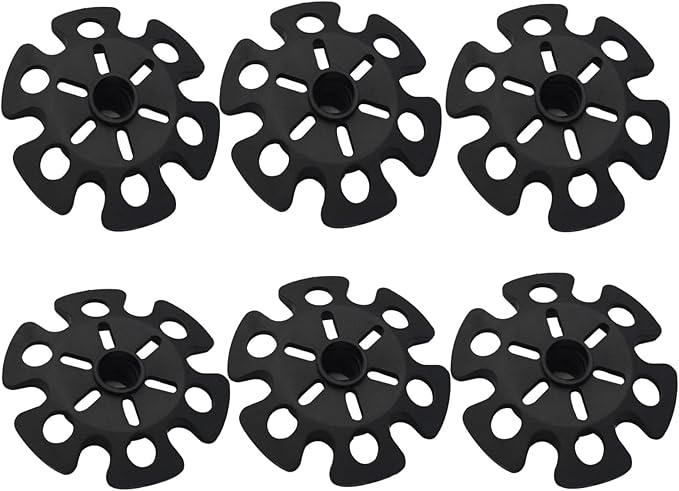 6pcs Walking Stick Tips, Replacement Rubber Tips for Walking Sticks, Trekking Pole Tips Baskets Hiking Pole Tips Feet Shock Absorption Rubber Cane Tips 11mm Diameter Survival Hiking Stick Accessories-StrideForce Fitness