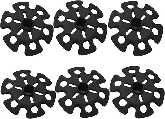 6pcs Walking Stick Tips, Replacement Rubber Tips for Walking Sticks, Trekking Pole Tips Baskets Hiking Pole Tips Feet Shock Absorption Rubber Cane Tips 11mm Diameter Survival Hiking Stick Accessories-StrideForce Fitness