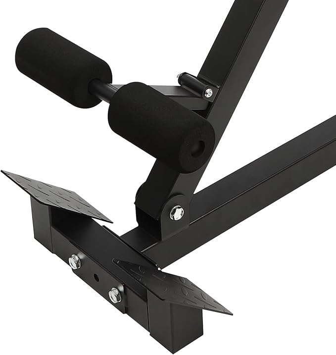 Multi-Functional Roman Chair Back Extension Machine, 8-Level Adjustable Hyperextension Bench Ab Sit Up Bench Upper and Lower Body Workout Machine Build Muscle for Gym, Home-StrideForce Fitness