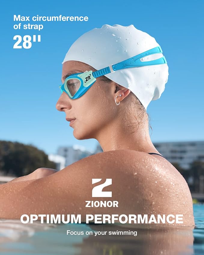 ZIONOR Swim Goggles, G1 SE Swimming Goggles Anti-fog for Adult Men Women-StrideForce Fitness