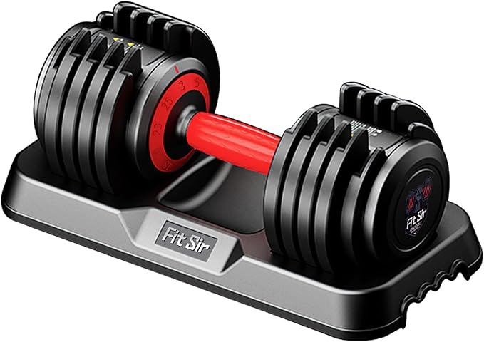 Adjustable Dumbbell Set 25/55/90LBS,10 in 1 Free Weights Dumbbell with Anti-Slip Texture Handle,1 Sec Speed Adjustment Men/Women Gym and Home Strength Training Equipment.-StrideForce Fitness