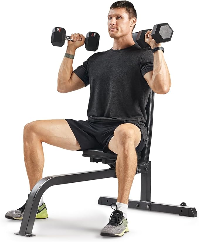 Sunny Health & Fitness Multifunctional Strength Training Home Gym – Complete Workout Equipment with Training Attachments, Optional Squat Stand, Power Rack Cage, Adjustable Incline Bench-StrideForce Fitness