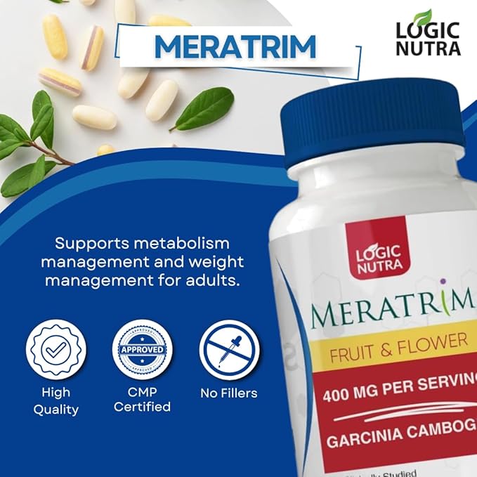 Meratrim Proprietary Blend 400 mg - Garcinia Mangostana (Fruit Rind) Extract - Stimulant Free - 60 Vegetable Capsules-StrideForce Fitness