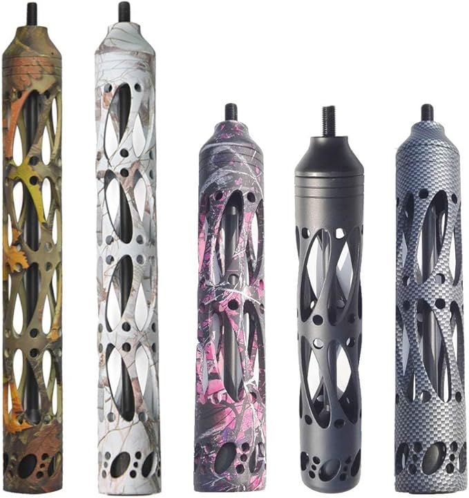 SHARROW Archery Bow Stabilizer 5inch 8inch 11inch Bow Riser Shock Absorber Dampener Recurve Bow Noise Reduction Compound Bow Accessories-StrideForce Fitness