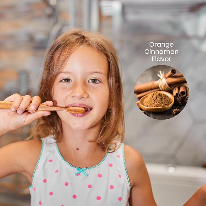 Isabella’s Clearly Spice Remineralizing Tooth Powder | Teeth Whitening Natural Toothpaste Fluoride Free for Adults, Kids, Sensitive Teeth & Gums | Xylitol, Baking Soda, Clay, Calcium, Cinnamon, Clove