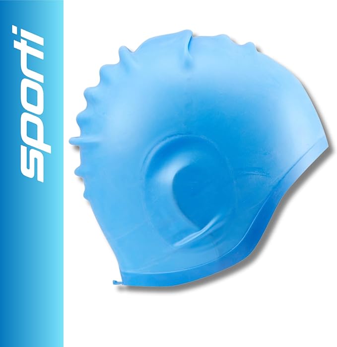 Sporti Silicone Ear Swim Cap-StrideForce Fitness