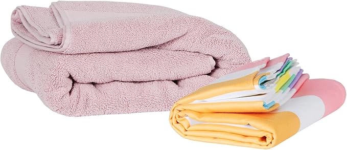 Dock & Bay Beach Towel - Quick Dry, Sand Free - Compact, Lightweight - 100% Recycled - Includes Bag - Summer - Unicorn Waves - Large (160x90cm, 63x35)-StrideForce Fitness