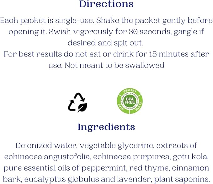 Tonic Traveler Mouthwash Minis (12 Pack) + Bamboo Toothbrush – Natural Alcohol-Free Mouthwash for Gum Health & Bad Breath – Dental Herb Company