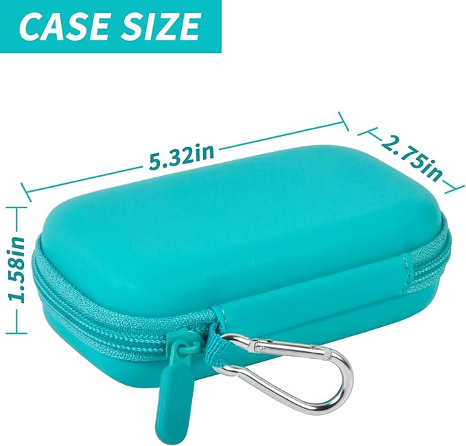 MP3 & MP4 Player Case for SOULCKER/G.G.Martinsen/Grtdhx/iPod Nano/Sandisk Music Player/Sony NW-A45 and Other Music Players with Bluetooth. Fit for Earbuds, USB Cable, Memory Card - Green-StrideForce Fitness