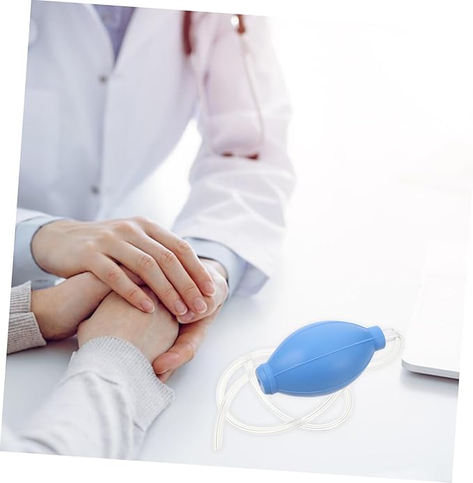 Oral Muscle Trainer Tongue Exerciser for Dysphagia Rehabilitation Blue Long Tube Swallowing Training Tool Suitable for Speech Therapy and Muscle Strengthening