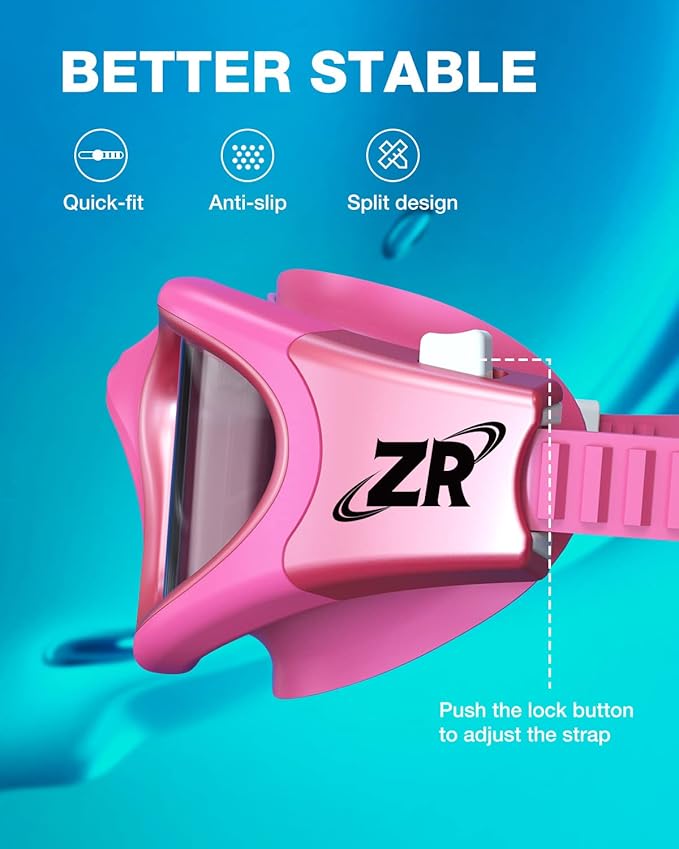 ZIONOR Swim Goggles, G1 MAX Polarized Anti-Fog Swimming Goggles for Men Women-StrideForce Fitness