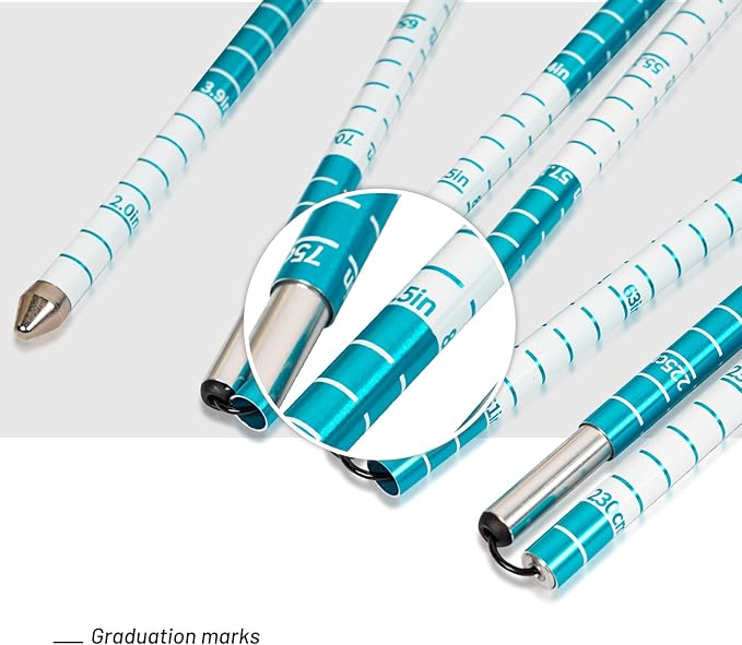 G2 GO2GEHTER 7075 Aluminum Alloy 270cm Backcountry Avalanche Rescue Probe with Storage Bag, Folding Design, Easy to Storage and Carry (3 Color Available)-StrideForce Fitness