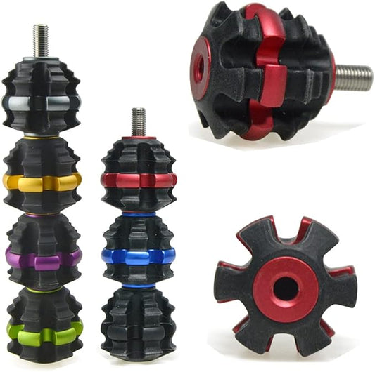 ZSHJGJR Archery Stackable Bow Stabilizer Ball Reduce Shock Absorber Balance Bar Vibration Damper Silencer for Recurve Compound Bow Hunting Shooting-StrideForce Fitness