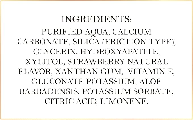 Elixir by Cocó March Fluoride Free Brightening Natural Toothpaste Strawberry Kids 5.3 Oz (100g)