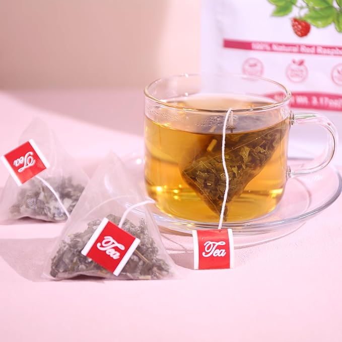 TEARELAE - Raspberry Leaf Tea - 1.5g x 60 Count - Premium Red Raspberry Leaves Tea Bags - Promote a Healthy Pregnancy, Ease Menstrual Cramp - Non-GMO - Caffeine-Free-StrideForce Fitness
