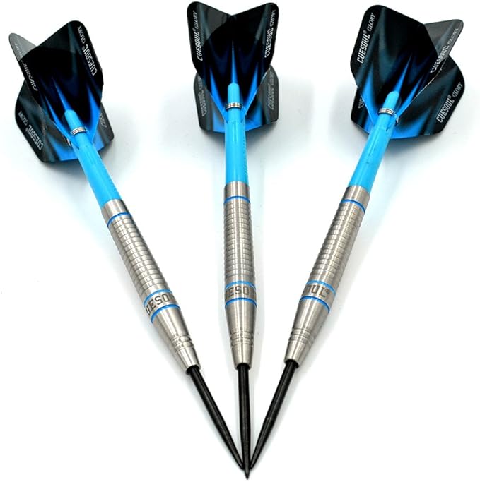 CUESOUL Professional Tungsten Steel Tip Dart Set 85% Tungsten 22g/24g/26g-Glory Series-StrideForce Fitness