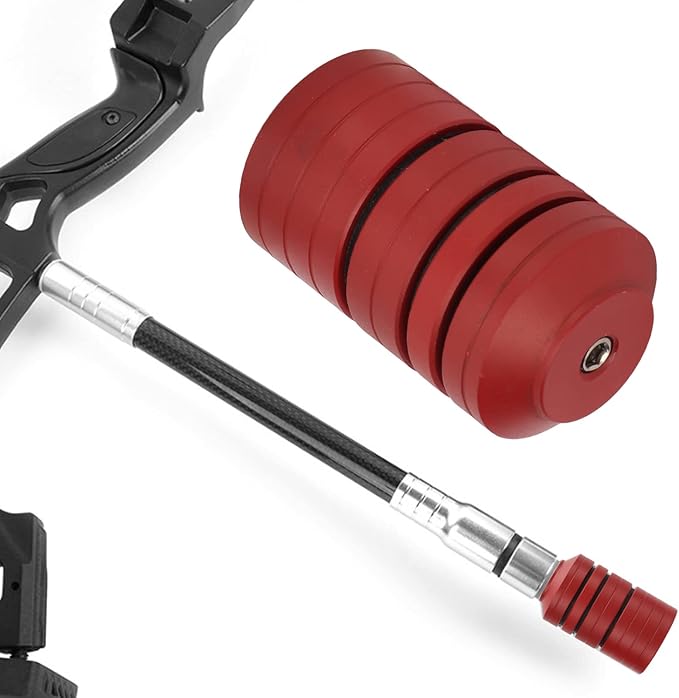 VBESTLIFE Archery Bow Stabilizer Weight Kit, Detachable Aluminum Alloy Counterweight Kit for Recurve Bow and Compound Bow-StrideForce Fitness