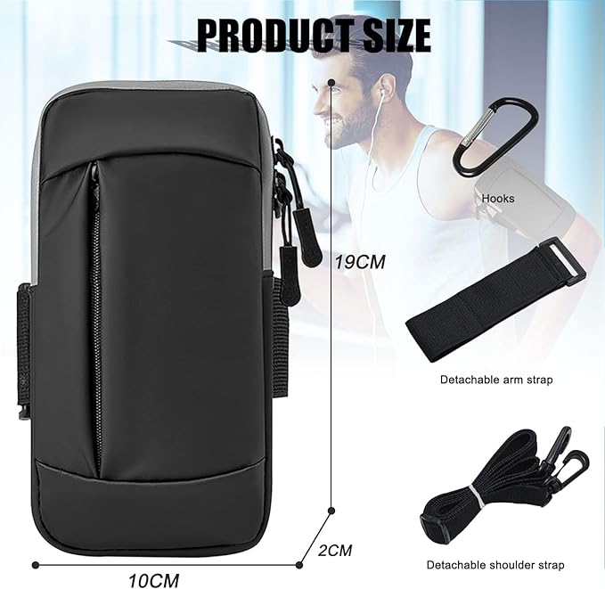 Phone Holder Arm Bands for Running Armband Small Crossbody Bags for Women Kids,iPhone 15 14 13 12 11 Pro Max Xs Xr X 6 7 8 Plus SE Mini Galaxy Ultra Edge S24 S23 Note-StrideForce Fitness