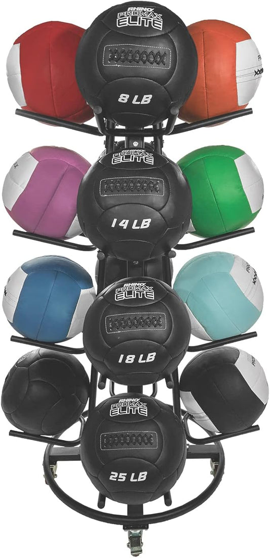 Champion Sports Medicine Ball Storage – Durable Trees & Racks, Multiple Styles, Sizes & Color Options for Organizing Medicine Balls in Home Gym or Fitness Facility-StrideForce Fitness