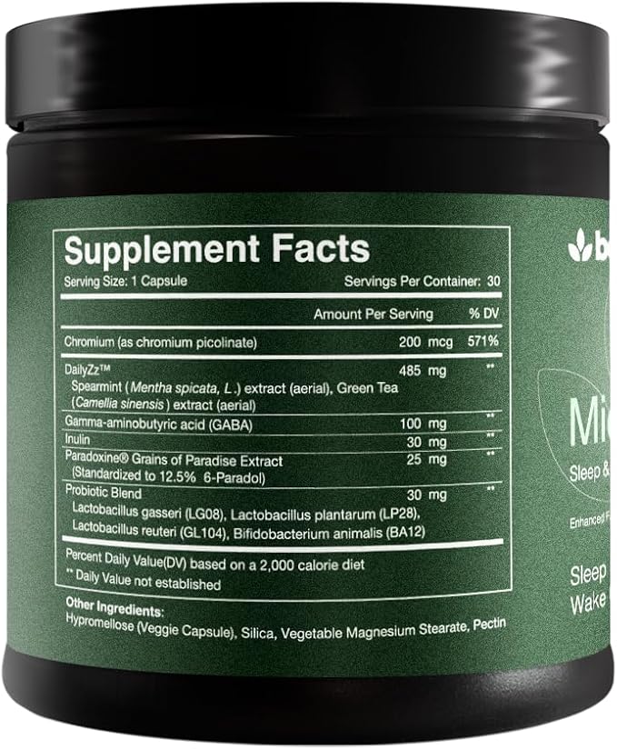 MidnightSlim™ | Advanced Nighttime Weight Management | Maximum Strength Metabolism Support, Digestive Health, Peaceful Sleep | Premium Probiotic Complex | 30 Capsules-StrideForce Fitness