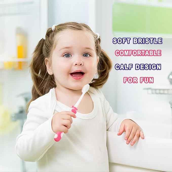 Disposable Kids Toothbrushes Individually Wrapped Bulk, 100 pcs Toddler Kids Toothbrush for Age 2+ Children Toothbrush Set Soft Toothbrushes for Kids Boys Girls