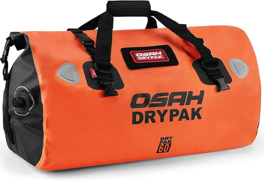 Waterproof Duffel Bag - Motorcycle Dry Bag Tail Bag with Large Storage Space, Waterproof Luggage Duffle Bags with Outer Mesh Zipper Pocket for Camping, Kayaking, Fishing & Traveling-StrideForce Fitness