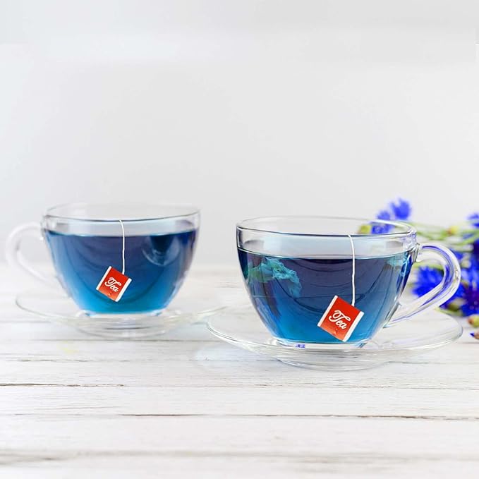 TEARELAE - Butterfly Pea Flower Tea - 50 Count Butterfly Pea Flower Tea Bags - Natural Coloring for Food, Baking, Iced Tea - Caffeine-Free, Non-GMO-StrideForce Fitness