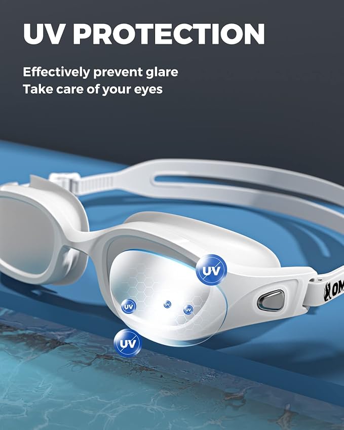 OMID Swim Goggles, P3 Anti-Fog Swimming Goggles for Men Women Anti-UV Goggles-StrideForce Fitness