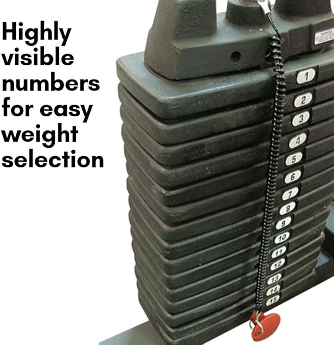 Body-Solid Tools (SP150)150 lb. Selectorized Weight Stack, Only Compatible with Body-Solid Selectorized Weight Stacks-StrideForce Fitness