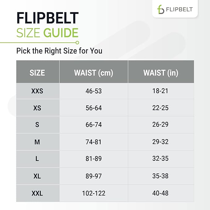 FlipBelt Classic Running Belt, Running Fanny Pack for Women and Men, USA Company-StrideForce Fitness
